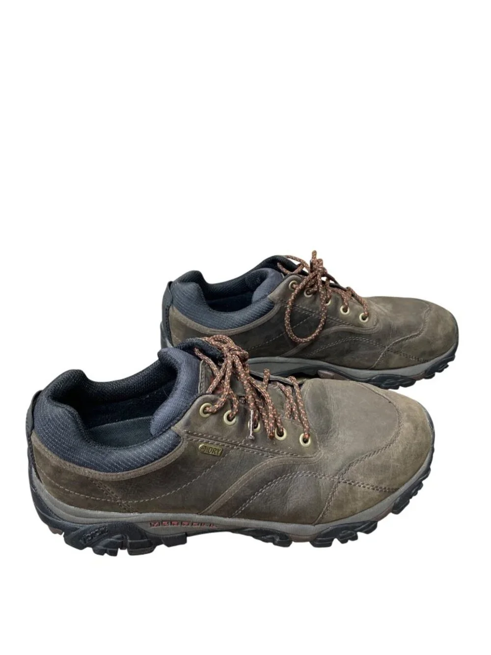 Merrell Vibram dry mens espresso leather casual sneakers shoes sz 14 SKU 10671